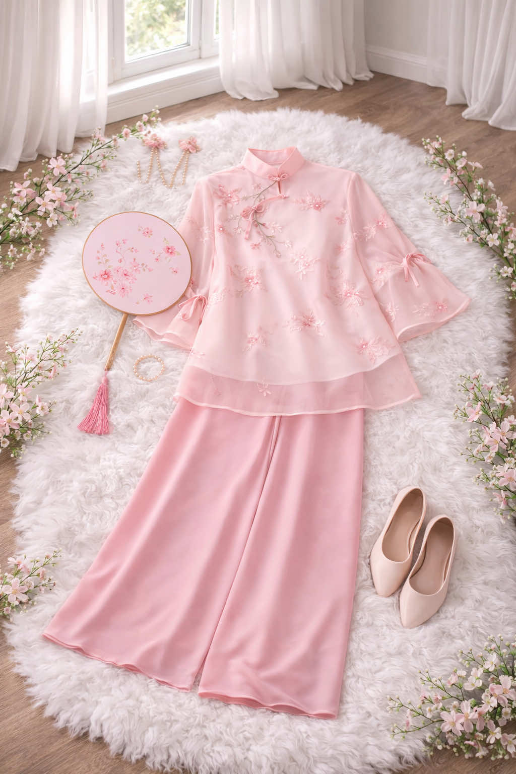 Bộ Bà Ba Cách Tân Đồ Lam Đi Chùa #dolam #setdichua #dobo #thoitrang 