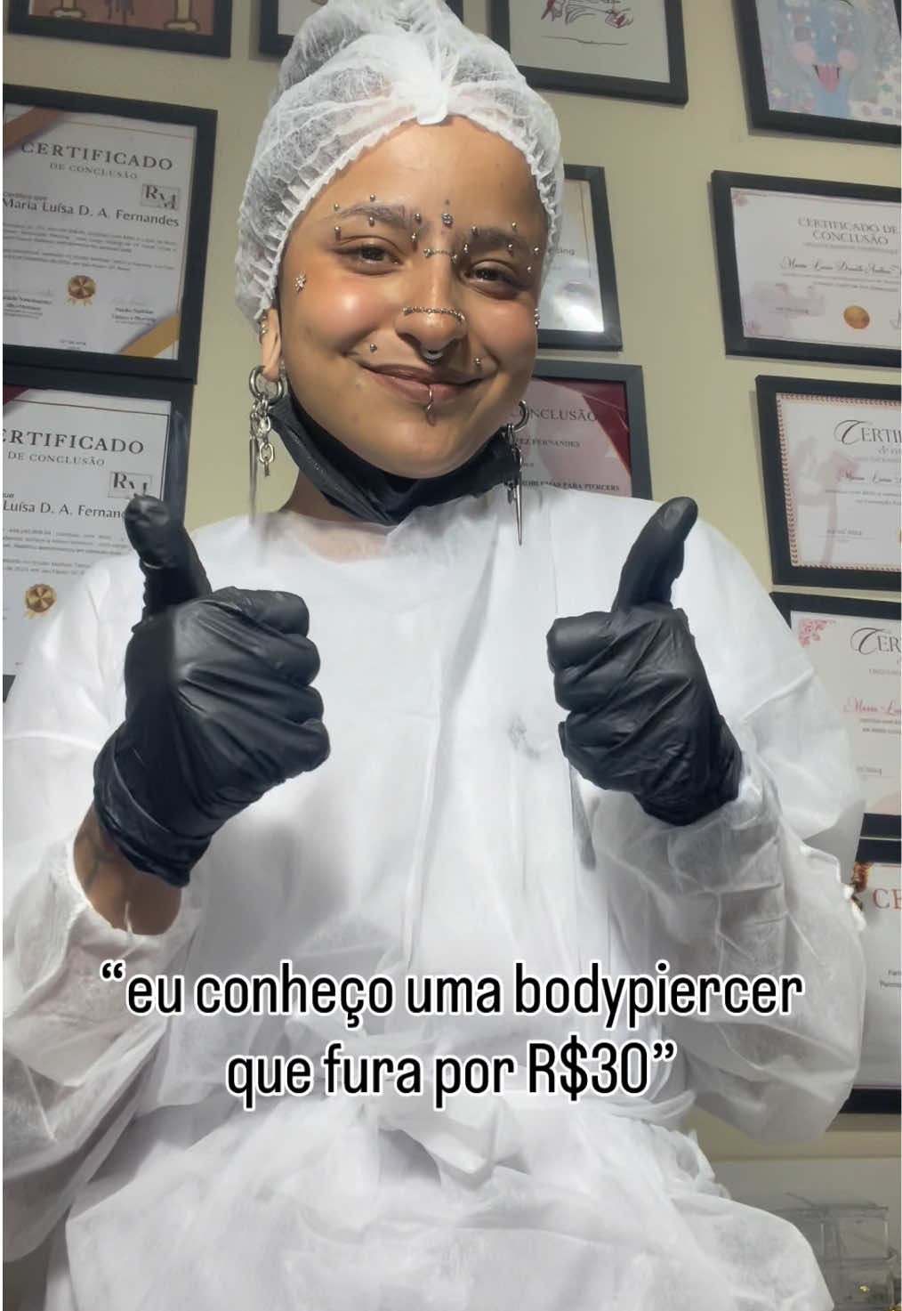 Não trabalhamos com o mesmo produto. Não somos concorrentes. Ouro e titânio grau implante não se comparam com arame e latão 🤝🏾 #piercingseguro #piercing #bodypiercing #safepiercing #piercingsp 