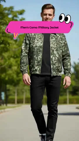 Men's American Vintage Camo Jacket, Trendy Loose Fit Military Style Coat, Casual Fall Fashion Outerwear, New Arrival #menshoodiejacket #falljackets #vintagemenswear #mensfallfashion #mensouterwear #zaraleatherjacket #carharttdogjacket #mensbomberjacket #oldnavyjacket #vintagemensstyle