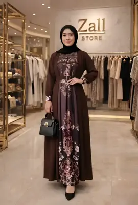 Arumi Dress Gamis Wanita Muslim  Motif Elegan ✨✨#gamislebaran #gamiskondangan #gamismewah #rekomendasi #gamis 
