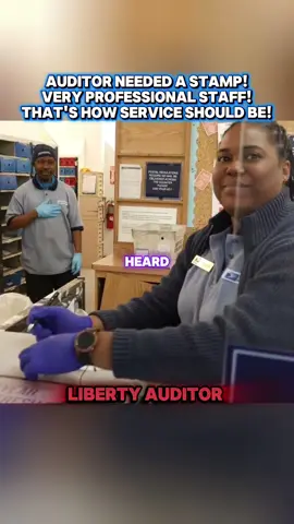 AUDITOR NEEDED A STAMP! VERY PROFESSIONAL STAFF! THATS HOW IT SHOULD BE! #audit #stamp #staff #professional #pov 