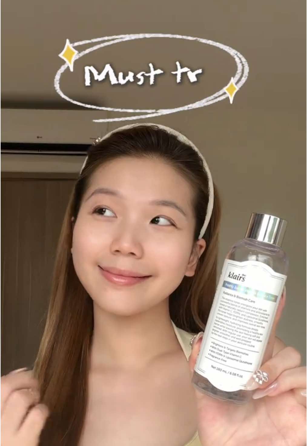 Bạn đã thử toner sáng da hot hit nhà Klairs chưa? ✨ Da mịn, trong, sáng tự nhiên ngay từ bước khởi đầu! #Klairs #KlairsVietnam