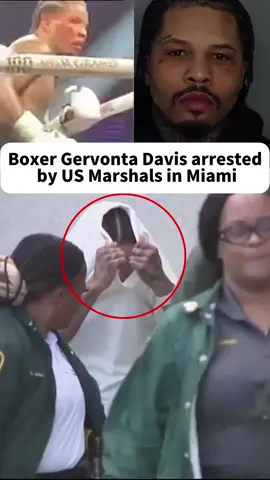 Boxer Gervonta Davis arrested
  by US Marshals in Miami