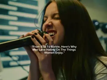 Don't be ashamed of your musical style, everyone has their own and if you like it, don't be ashamed to express it!🌟🤍  “De BTS para Barbie, homens amam odiar as coisas que as mulheres gostam” #oliviarodrigo #viral #bts #taylorswift #fyp @coneworld @livies hq ❤️ @KATSEYE @TikTok 