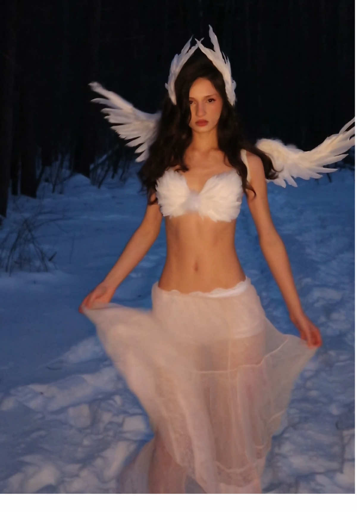 i like being an angel 🪽 filmed by @tiff  #model #fashion #modeling #viral #angel