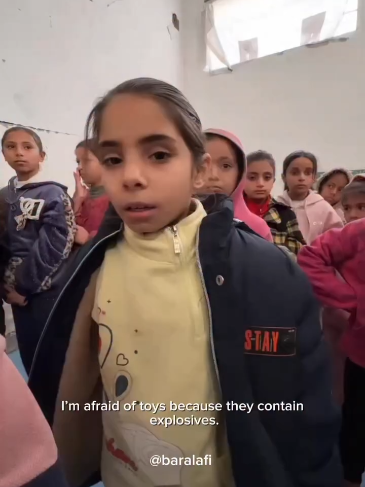 Children in Gaza are asked, 