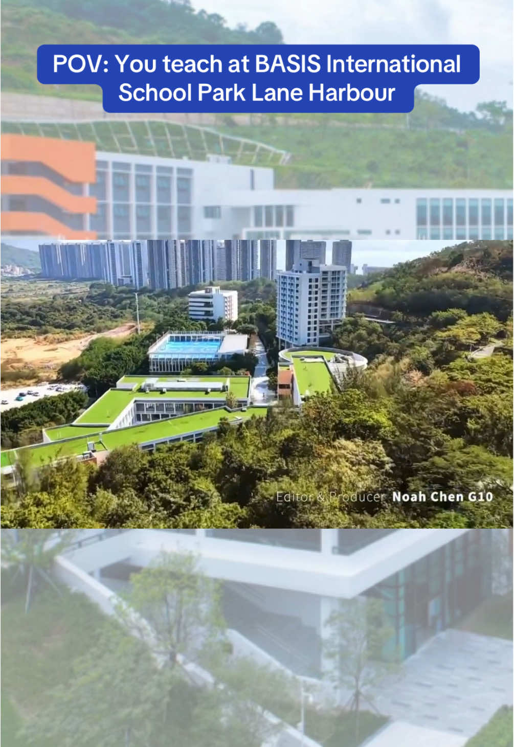 This is what your school can look like when you teach abroad! Ocean views, a close-knit campus, and space to actually breathe. BASIS International School Park Lane Harbour offers a calm, coastal setting where teaching and life stay in balance. #teachersoftiktok #schoolcampus #teachabroad #teachinchina   #expats 