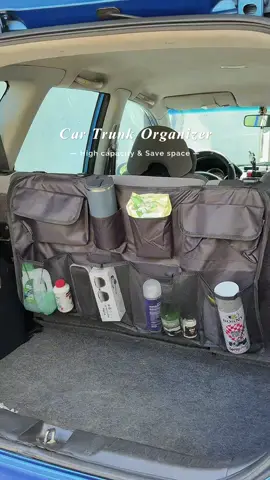 Car trunk organizer | keep your backseat neat & spacious! #carorganizer #cartrunkorganizer #caraccessories #cleancar #carstorage 