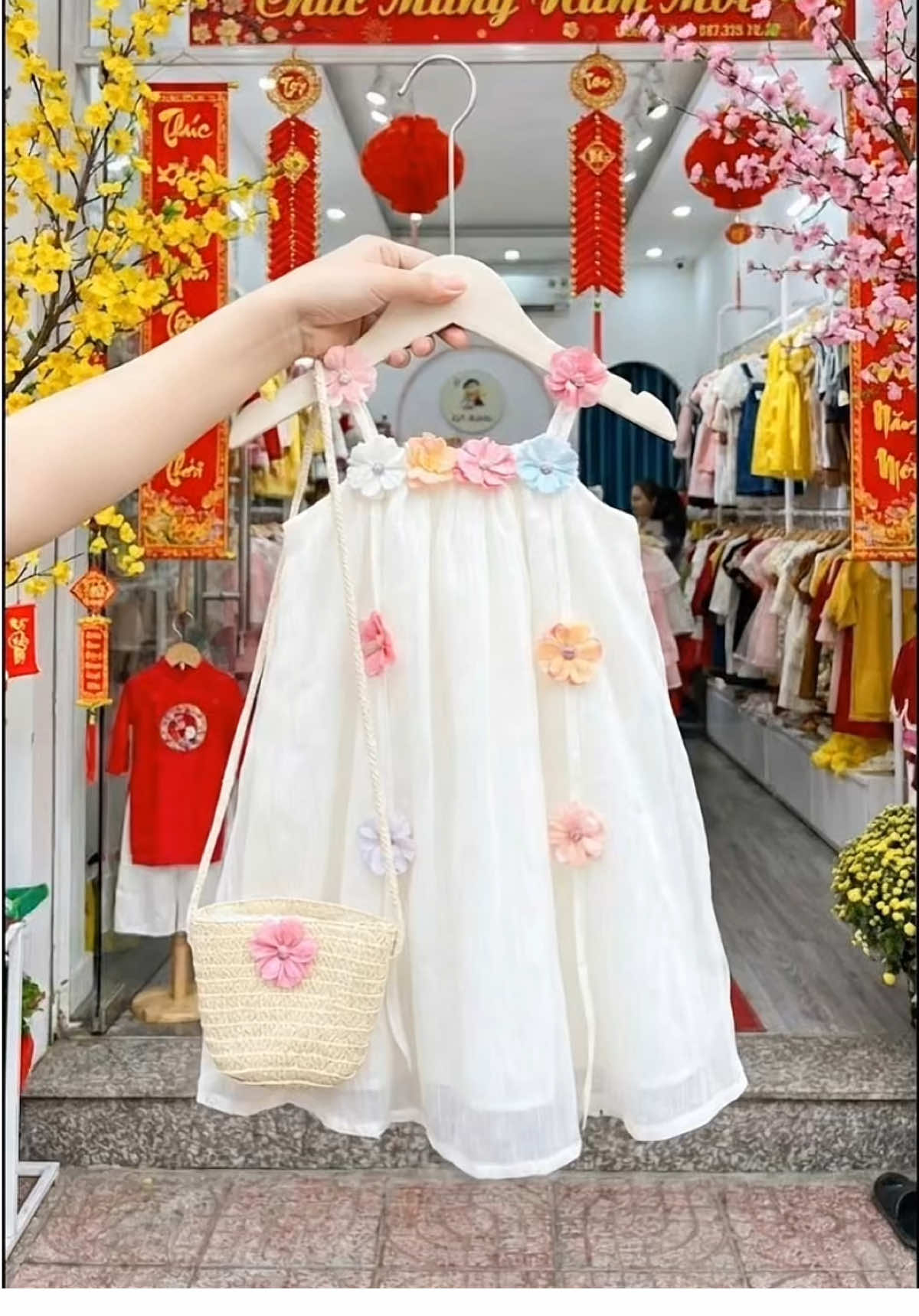 Váy xinh cho bé 10-37kg#đam #vayxinh #xuhuong #tet #duoctaitro 