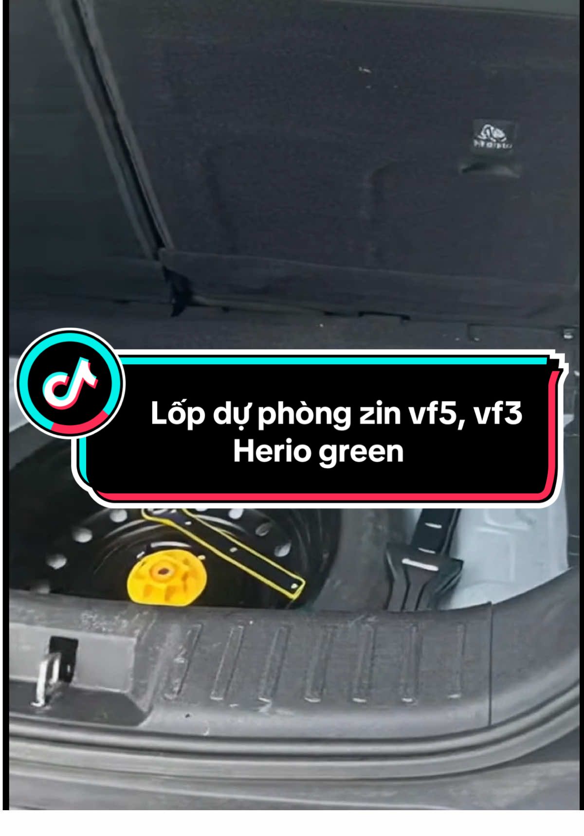 Mâm kèm lốp dự phòng vinfast vf5, vf3, herio green chuẩn zin #lopduphong #lopduphongvf5 #lopduphongvf3 #phutungvinfast #phutungvinfastvf5 
