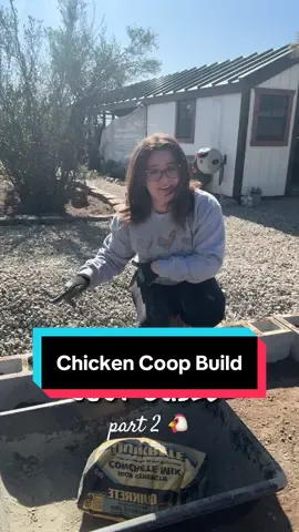 Chicken coop build part 2! 🐓 #chickencoop #build #chickens #chickensoftiktok #fyp 