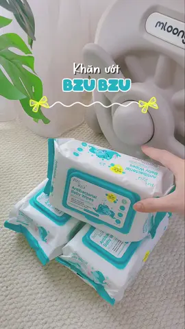 Khăn ướt kháng 🦠bzu bzu, an toàn dịu nhẹ #khanuot #khanuotchobe #khanuotkhongmui #bzubzu #bzubzuvietnam 