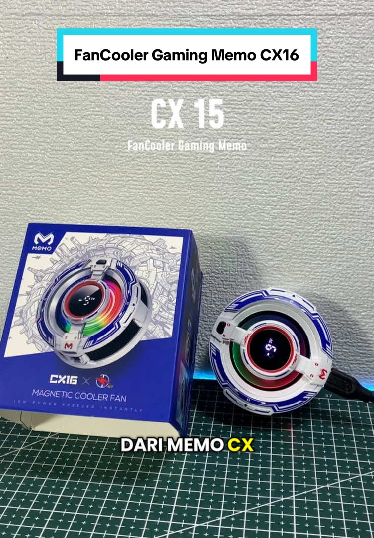 Jaman sekarang beli Cooler jangan cuma bisa beku doang, tapi yang udah ada mode AI nya kaya gini, harganya pun sangat terjangkau, CO sekarang FanCooler dari Memo CX 16 di keranjang kiri bawah. #fancooler #gaming #memo #fyp #promo 
