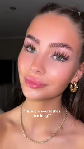 It’s so easy to grow long lashes🫢🤎