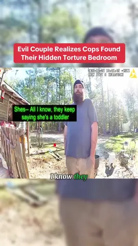 Evil Couple Realizes Cops Found Their Hidden Torture Bedroom #creatorsearchinsights #cops #karma #bodycam 