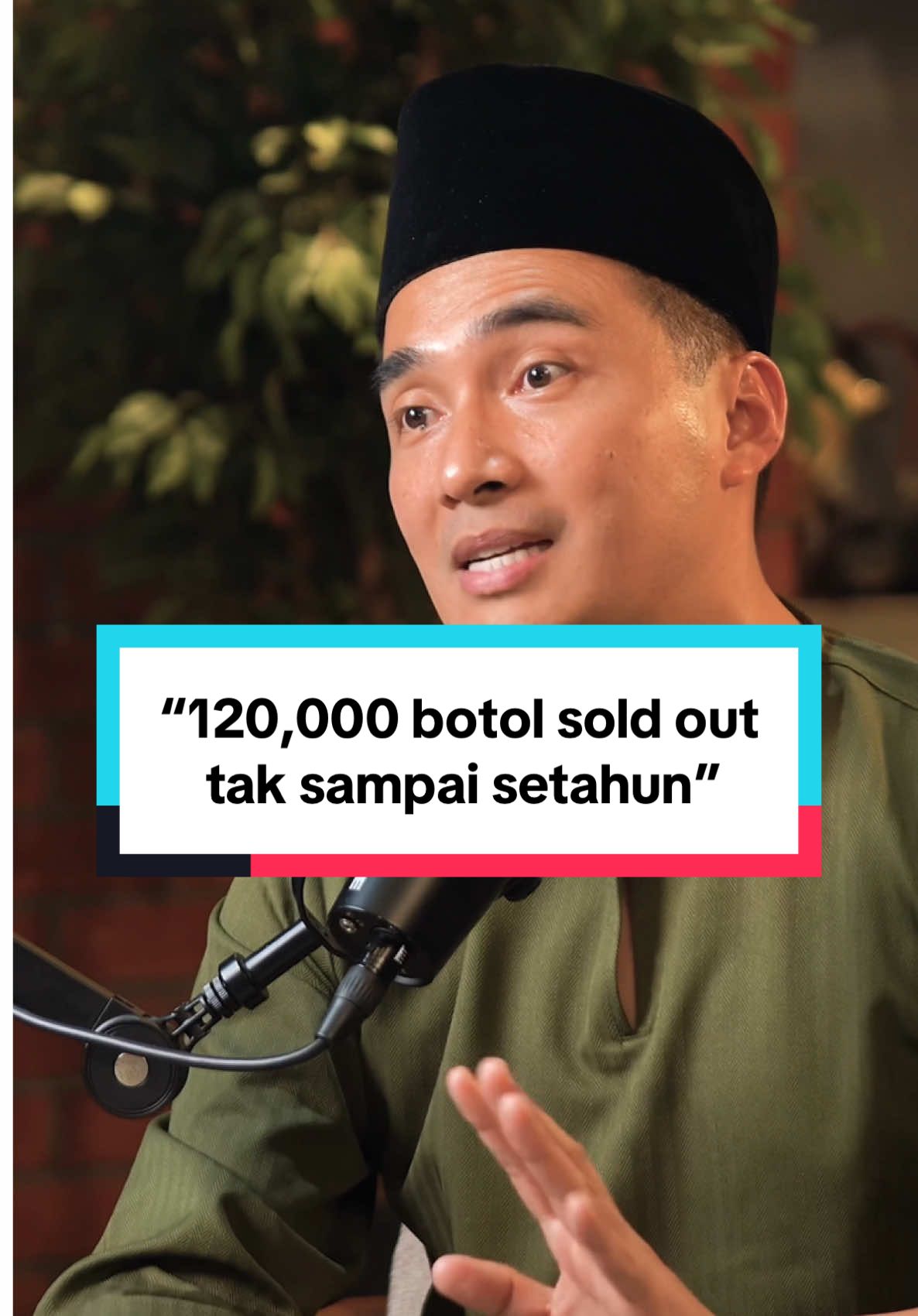 120,000 botol sold out tak sampai setahun! @Dr Hanzalah Mizi  #fokus #tidur #healing #sihat ##cendawan 