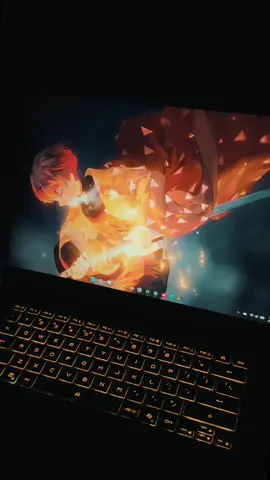 Zenitsu on my GIGABYTE A16 Ryzen 7 RTX 5060 32gb RAM 1TB SSD#gigabytea16 