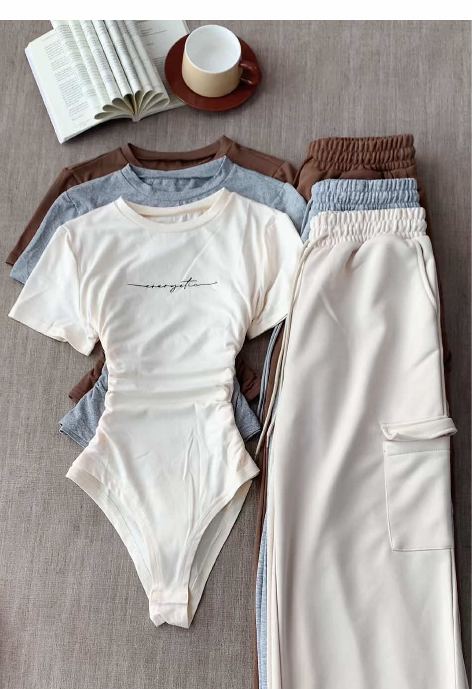 It’s super cute! Fits well and the material is comfortable Can’t wait to wear it out!🎀☁️💗#tiktokshopjumpstartsale #spotlightfinds #2pcs #jumpsuit #longpants 