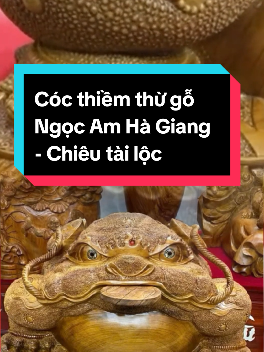 Cóc thiềm thừ gỗ Ngọc Am Hà Giang chiêu tài lộc #phongthuyloctai68 #cocthiemthu #coc3chan #thiemthuphongthuy #cocphongthuy 