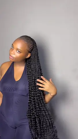 Passion twist cornrows 🤏🏾❤️☎️🇬🇭#thekrobobraider #creatorsearchinsights #mobilebraider #homeservice #viralvideos 