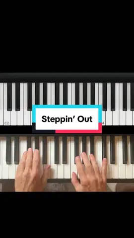 That ONE piano song from 1982... 🌃 Steppin’ Out 🕺 Follow the lights! 🎹  #pianocover #pianojamz #pianotutorial #pianotok #80smusic 