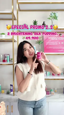 Special promo 2.2🥳 Yuk borong semua skincarenya mumpung lagi ambyar🤩🩷 #animate #cantikgakharusmahal #doubledate #fyp #promo 