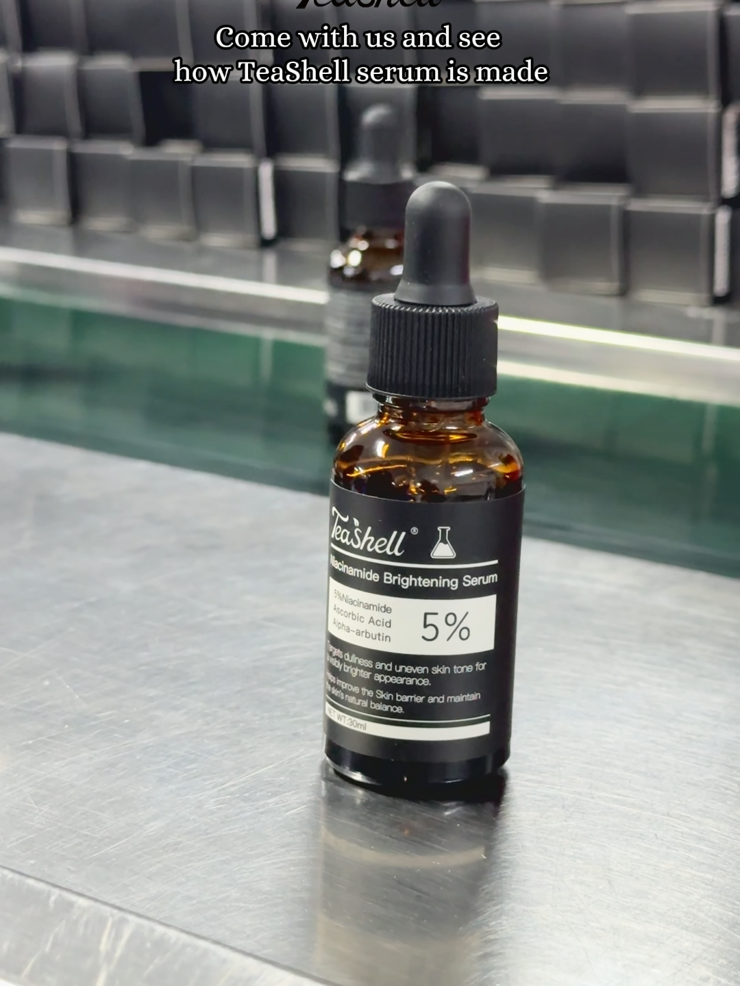 Come with us and see how TeaShell serum is made HYJ YXAMBJH #TeashellBrighteningSerum  #GlowupwithTeashell #TeashellGlassSkinSerum #whitening #whiteningserum