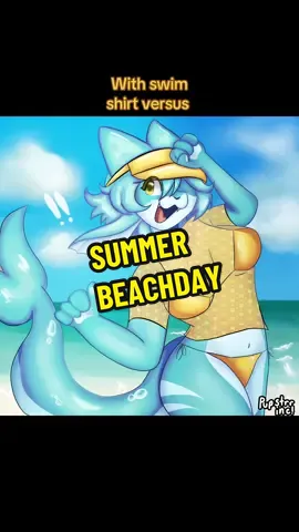 Wanted to attempt backgrounds! #furryartist #beachart #furry #artist #drawing 