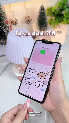 Bộ sạc nhanh 25W, sạc nhanh không lo nóng máy luôn🛍️🛍️ #bosacnhanh #sacnhanhiphone #sacnhanh25w #viral #bosacnhanhiphone 