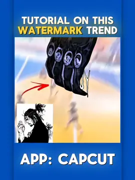 Tutorial on this watermark trend #CapCut #capcutpioneer #editingtutorial #watermark 