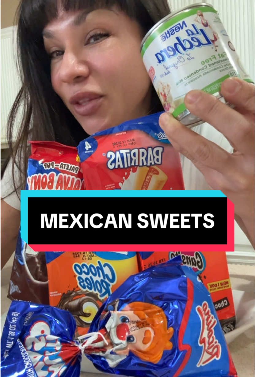 MEXICAN SWEETS MUKBANG DULCES DE MEXICO mis amores vamos a disfrutar de unos dulces de la infancia!!!! Deliciosos de @Marinela México con @La Lechera todo viene de @Walmart Fit is @YOUNGLA @YoungLA for Her #mexicanfood #childhoodmemories #sweets #lechecondensada #gansito 
