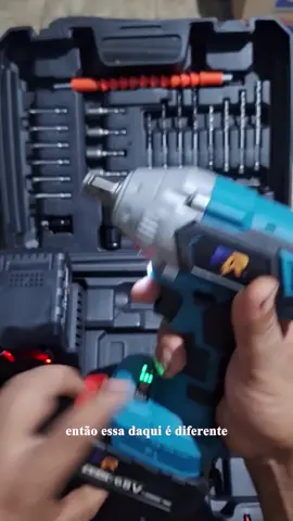 Chave de Impacto Elétrica Sem Fio 3 em 1 Com 68V Bateria Motor Brushless Kit Completo Acessórios