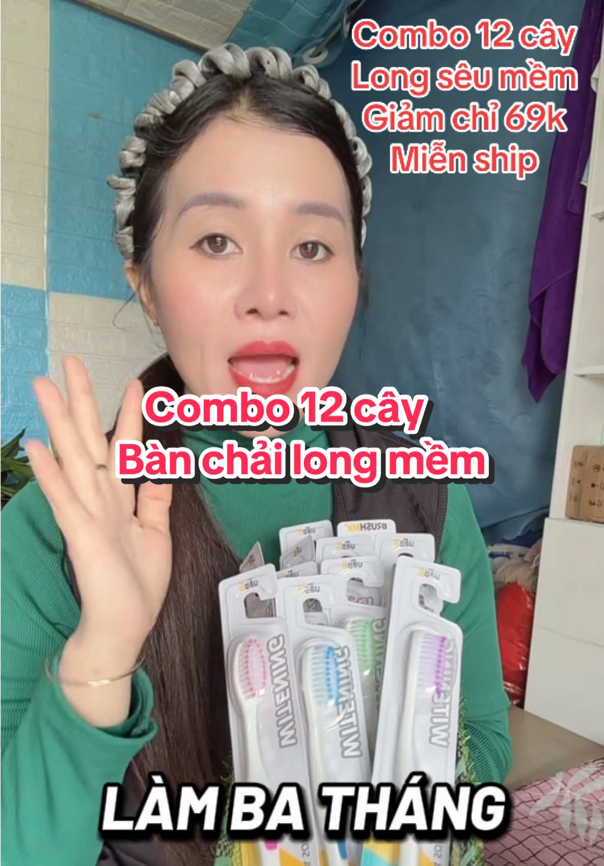 Combo 12 cây bàn chải đánh răng long mềm giảm giá chi 69k miễn ship#co2mientay #giadungtienich #xuhuong #banchaidanhrang #banchailongmem  @🎀shop.cô 2 miền tây✅  @🎀shop.cô 2 miền tây✅  @🎀shop.cô 2 miền tây✅ 