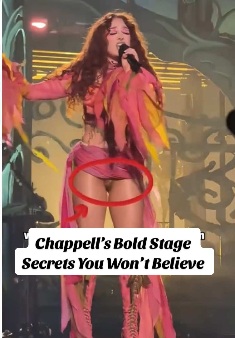 Chappell’s Bold Stage Secrets You Won’t Believe#celebrity #chappellroan #oliviarodrigo #tiktokgemscontest #tiktokscenestealercontest