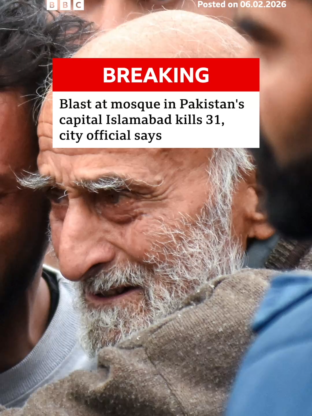 At least 31 people have been killed and 169 people injured in an explosion at a Shia mosque during Friday prayers in the Pakistani capital Islamabad, officials have said. #Islamabad #Pakistan #MiddleEast #News #BBCNews