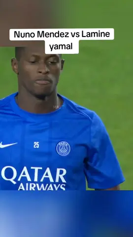 Nuno Mendez vs Lamine yamal #mendez #yamal #viralvideos #fypppppppppppppp #football 