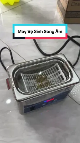 Máy làm sạch bằng sóng âm #maylamsachbangsongam #vesinhtrangsuc #vesinhvangbactainha #xh 