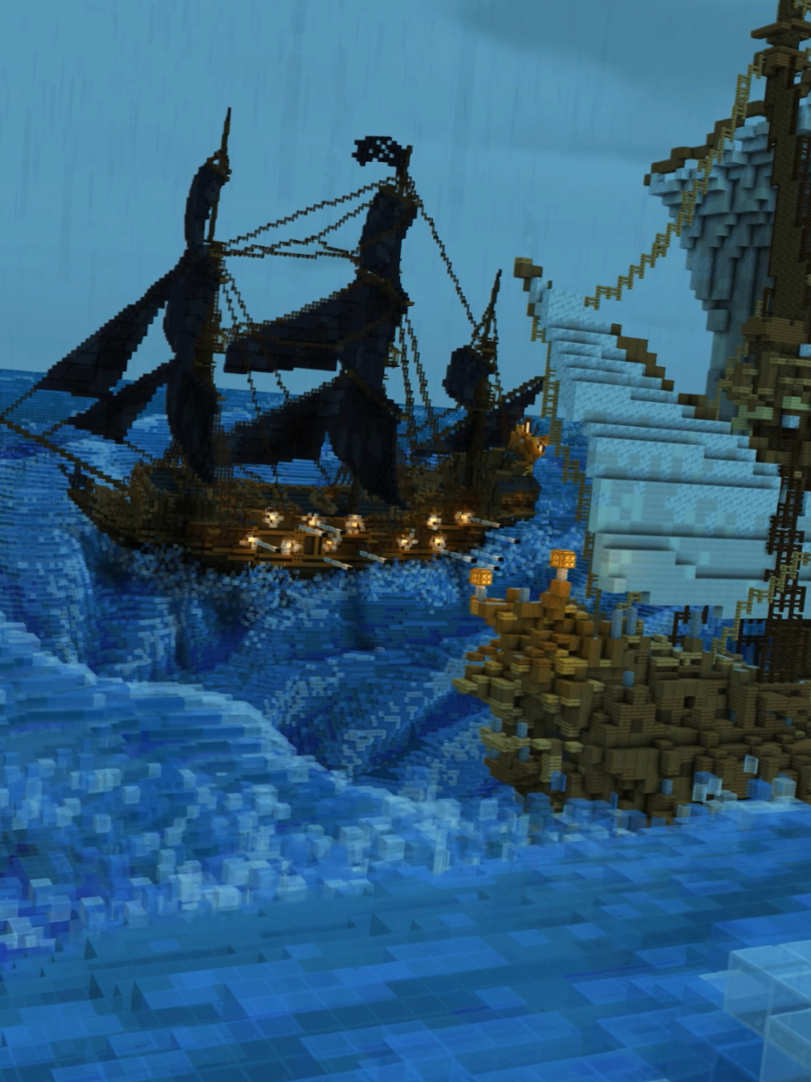 Full bore into the abyss! Minecraft pirate Maelstrom #Minecraft #minecraftbuild #minecraftbuilding #minecraftbuilds #minecraftmemes 