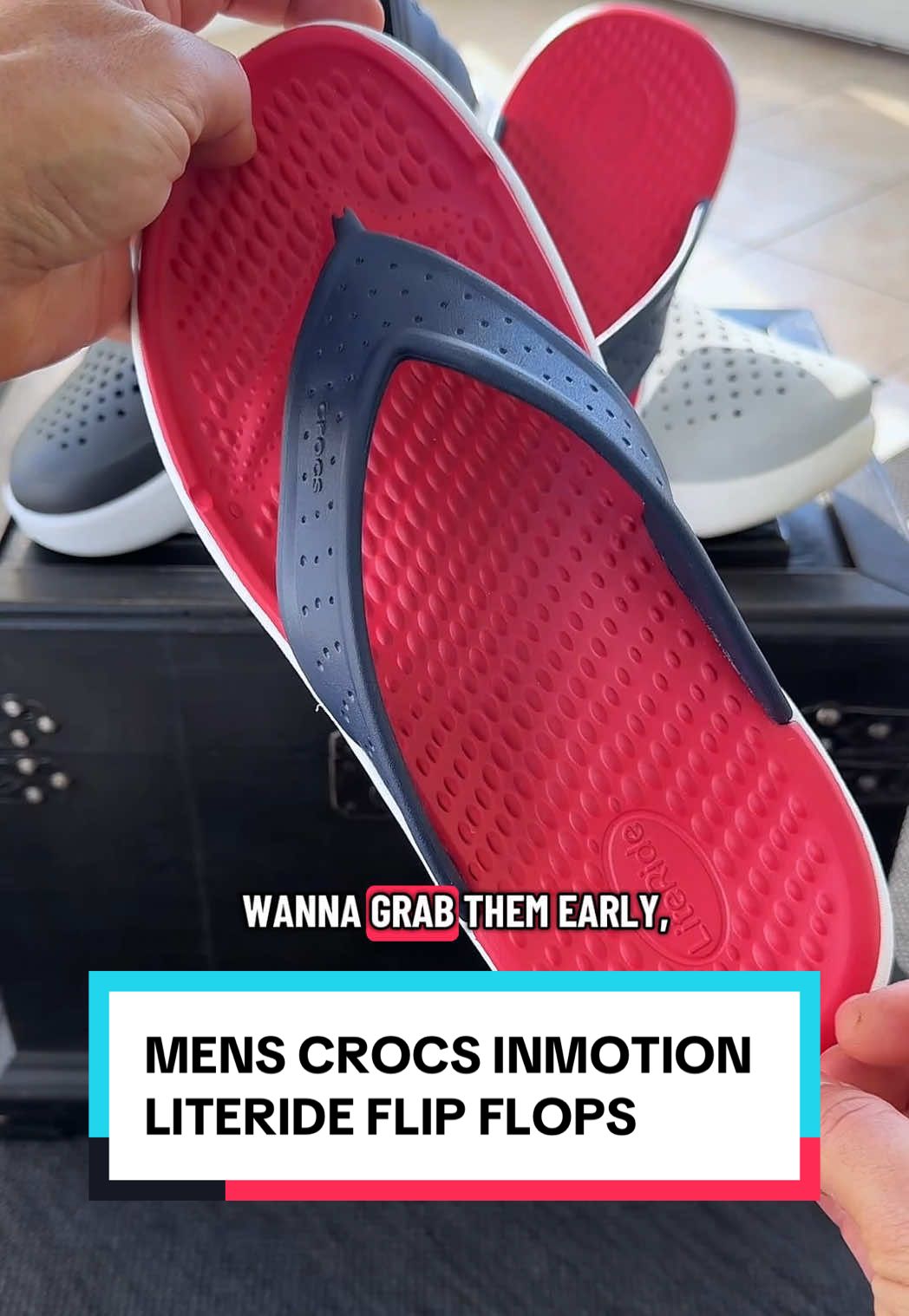 Step into comfort this Spring with the new Men’s Crocs InMotion Flip Flops! Sink-in soft footbed for all day wear! Click the shop link and get your pair today! . . #crocs #crocsflipflop #flipflops #menssandals #mensflipflops 