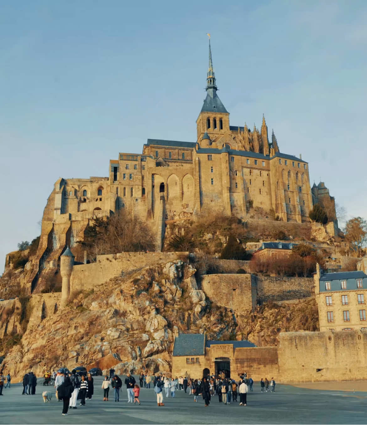 this place feels unreal (inspiration from camsfilms_) #montsaintmichel #cinematic #filmmaking #france #medieval 
