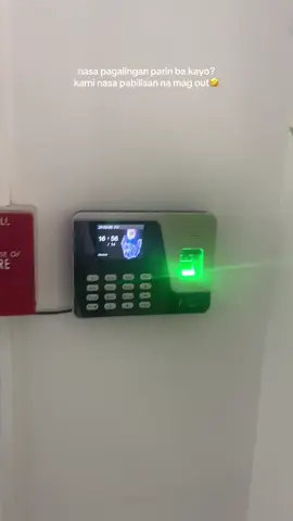 nasa pabilisan na kami mag time out🤣 #biometrics #timeintimeout #biometricsystem #attendancemachine #fingerprintattendance 