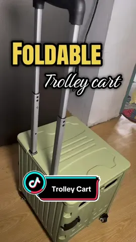 Foldable trolley cart pamalengke with wheels na din siya #trolleycart #trolleycartorganizerwithbasket #trolleycartforgroceries #trolleycartstorage #trolleycartwithwheels 