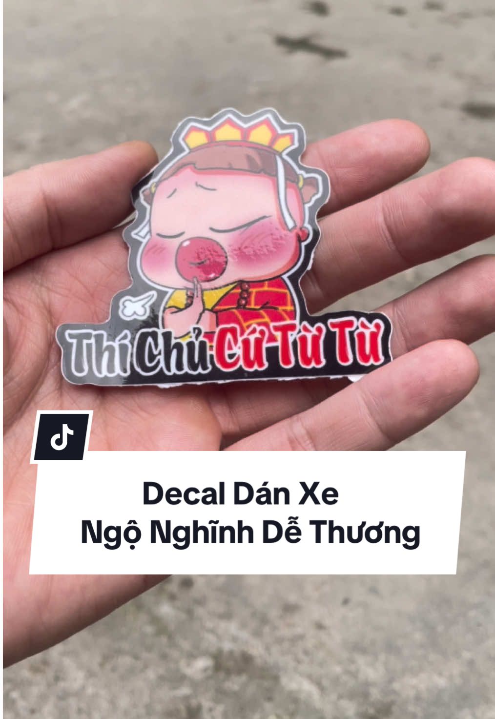 Decal dán xe thêm phần ngộ nghĩnh cho chiếc xe của mình #decal #stickers #temdanxe #trangtrixe #xuhuong 