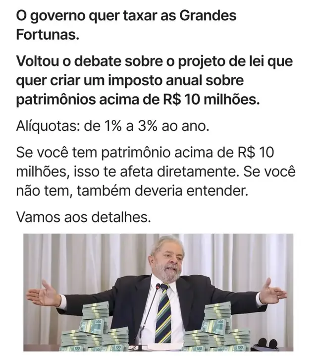 ​Patrimônio acima de R$ 10 milhões? O novo imposto que pode chegar em 2026. ​#ImpostoSobreGrandesFortunas #IGF #ReformaTributária #EconomiaBrasileira 