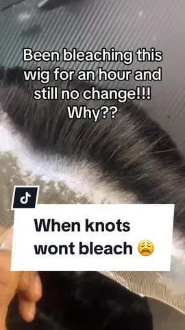 It could be the knots just bigger than I thought but should I start over or what TikTok ??#bleaching #bleachingknots #bleachingk otD