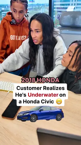 Did he know he was underwater on this Civic? Reality hit fast. @alicartrackers @Swaggyqtwins #usedcardeal #hondacivic2018 #carforsale