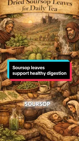Soursop leaves support healthy digestion #freshdrinkus #herbaltea #soursop #soursoptea #soursopleaves 