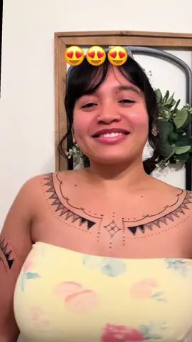 another palauan / micronesian inspired tattoo by @inkbytica on my cousin tosie! 😻🌸🌊 #palautiktok