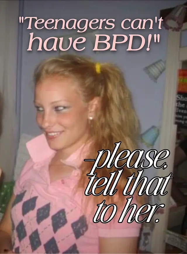 I want to reiterate that researching BPD and using any self assessment tools are NOT diagnostic tools—and are relatively useless without then speaking to a professional!  #bpdinadolescents #bpd #bpdtiktok #bpdtok #borderlinepersonalitydisorder 