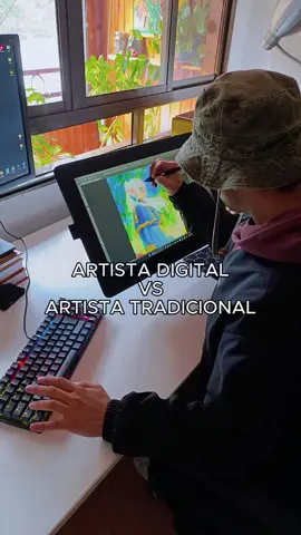 Me pasan las dos cosas 😅 #artedigital #pinturadigital #bellasartes #pinturaoleo #artistas 